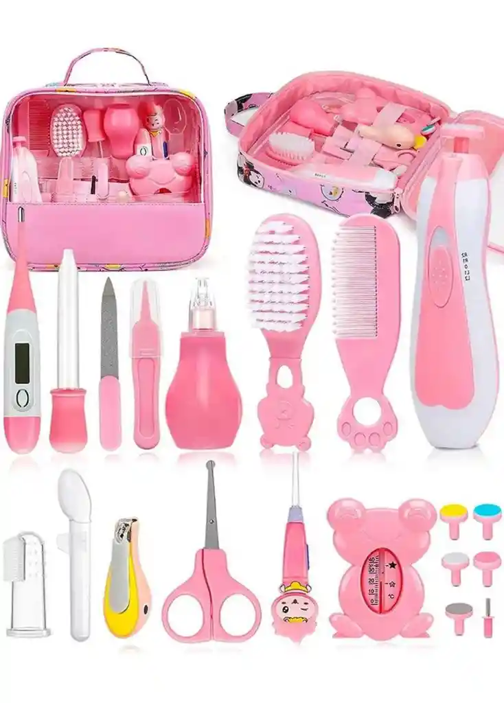 Set De Aseo Para Bebe Con Lima Pulidor Uñas 16 Piezas