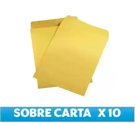 Sobre De Manila Carta X 10und Norma
