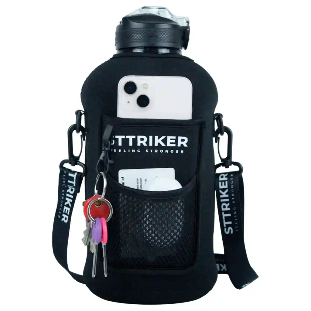 Termo Sttriker Medio Galón 2,2l Agua Bolso Funda Estuche