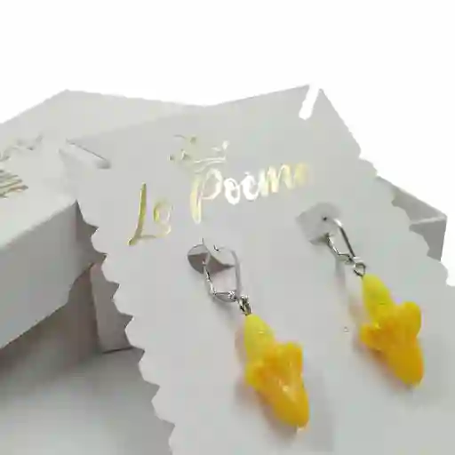 Arete Figura Maiz Niñas Accesorios Mujeres Aretes