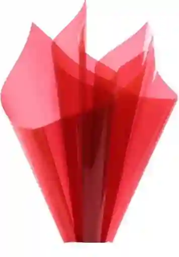 Papel Celofán Pliego-rojo