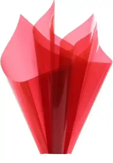 Papel Celofán Pliego-rojo