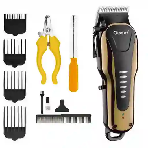 Maquina Peluquera Canina Geemy Gm-6063 Inalambrica Recargable