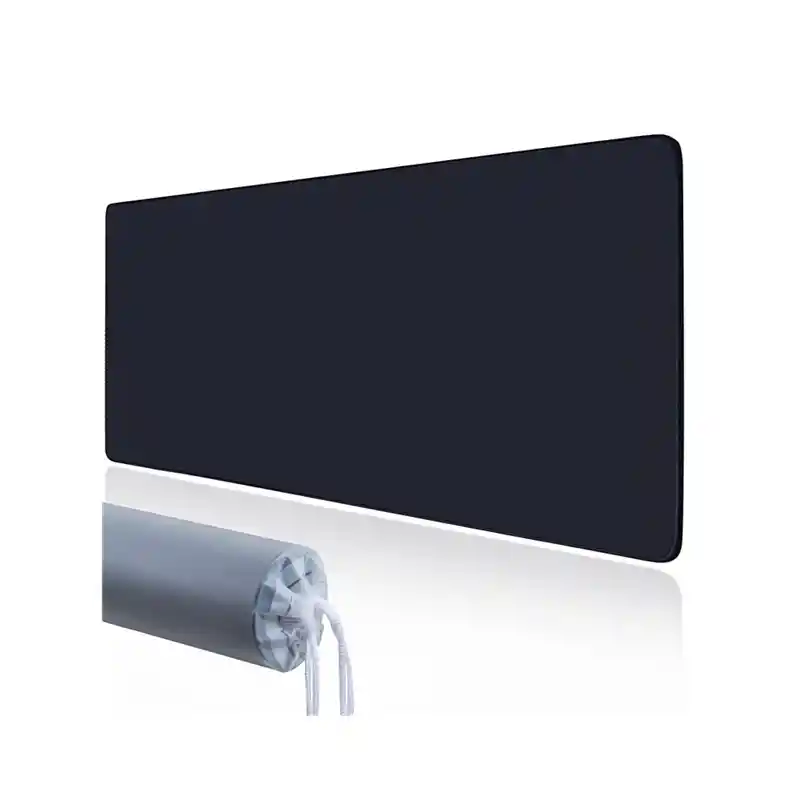Alfombrilla Pad Mouse Con Base Antideslizante Color Negro