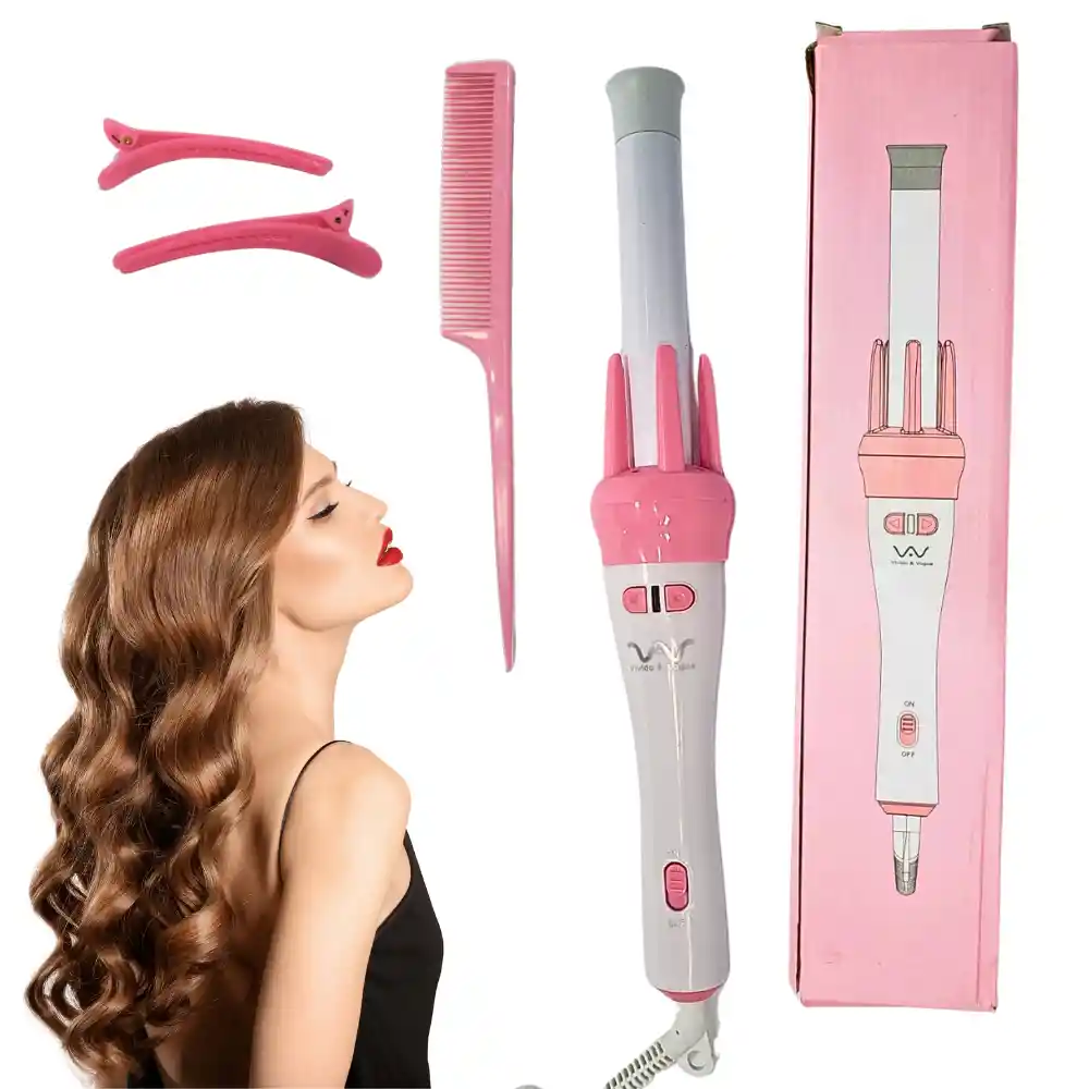 Rizadora Para Cabello Giratoria Automatica