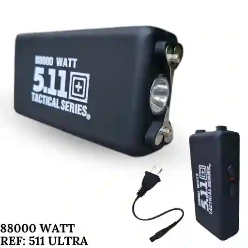 Taser Tabano Defensa Personal Con Linterna 88000 Watt Cargador Estuche En Lona 511