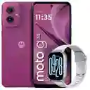 Celular Motorola Moto G55 5g 256gb /8gb Pink + Watch 5 Active Slv