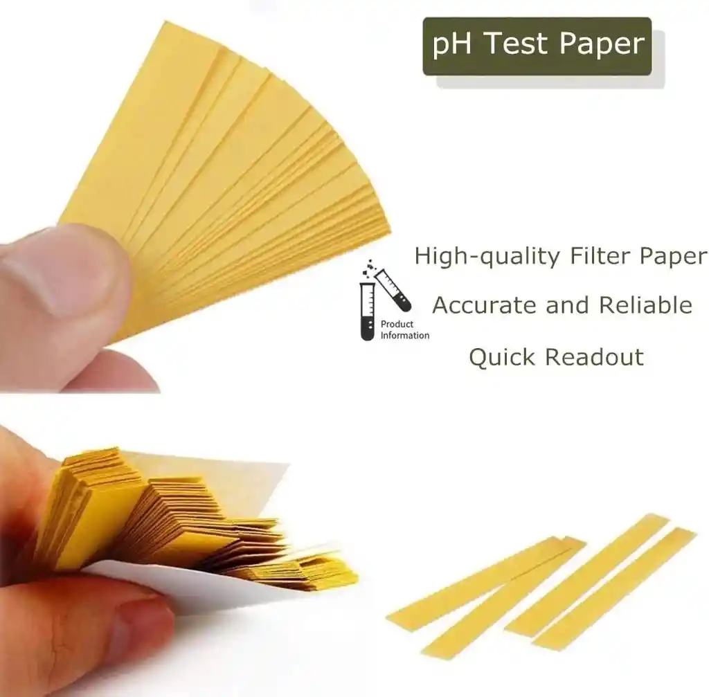 Paquete De 3 Papeles De Prueba De Ph 1-14, Papel De Prueba Extenso, Papel De Prueba De Tornasol