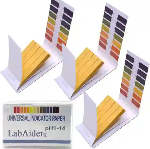 Paquete De 3 Papeles De Prueba De Ph 1-14, Papel De Prueba Extenso, Papel De Prueba De Tornasol