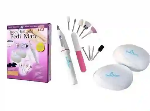 Kit Pulidor Lima Uñas Manicure Pedicure Pedimate 18 Piezas