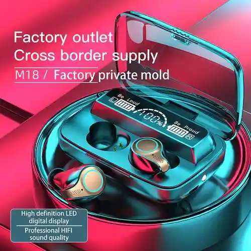 Audífonos Inalámbricos M18 Bluetooth 5.1