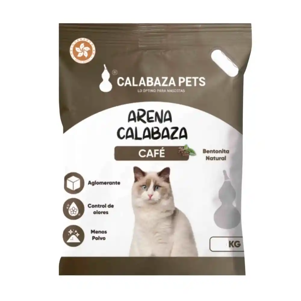 	arena Para Gatos Calabaza Pets Café 10kg