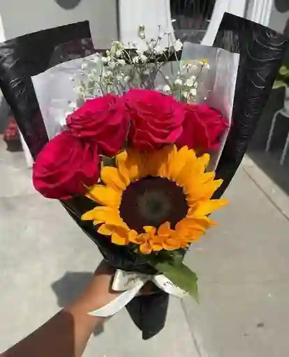 Bouquet De Brillante De Girasoles