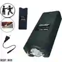 Taser Tabano Defensa Personal Con Linterna Cargador Estuche En Lona 801