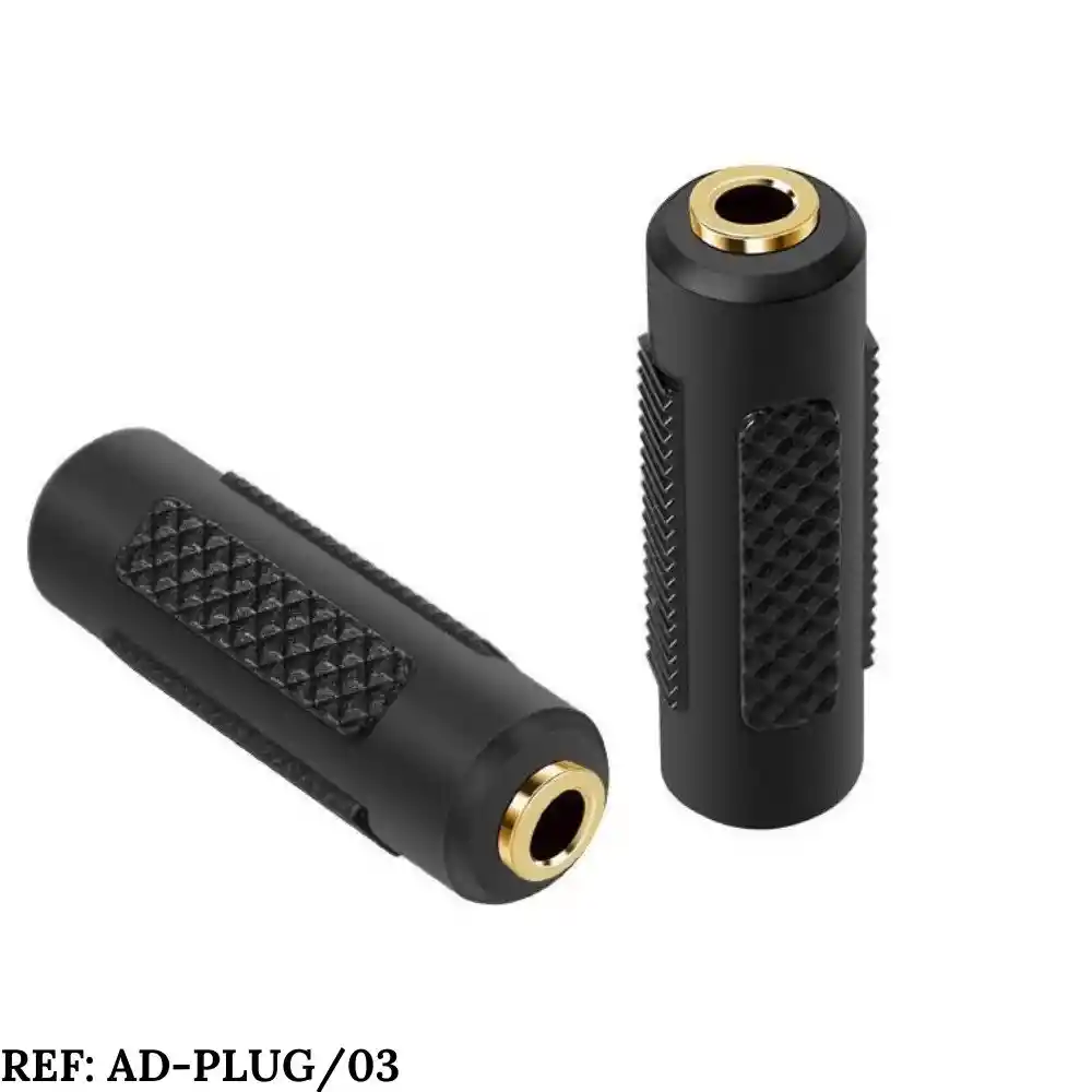 Adaptador Union De Plug 3.5mm Hembra A Hembra