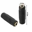 Adaptador Union De Plug 3.5mm Hembra A Hembra
