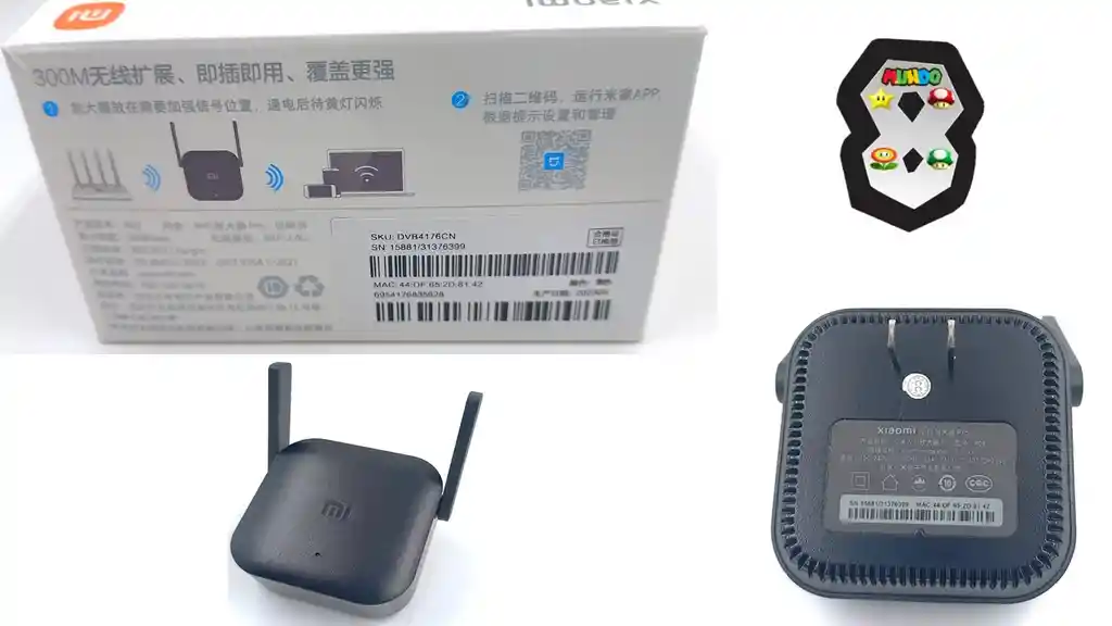 Repetidor Wifi Rompe Muros Xiaomi Original 300mbps
