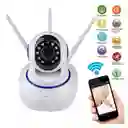 Cámara Seguridad Robot Wifi Nocturna Hd 1080p 3 Antenas