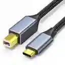 Cable Para Impresora Usb Tipo C A Tipo A-b Alta Velocidad 1.5m