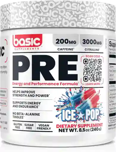 Pre Entrenamiento 30 Servicios Ice Pop - Basic