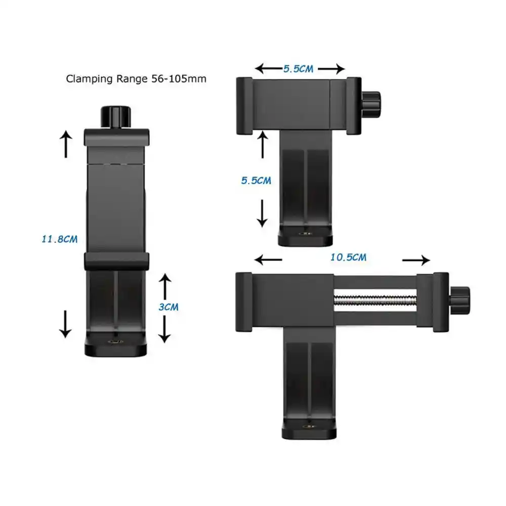 Base Soporte Gancho 2 En 1 Con Rosca Para Tripode Monopod