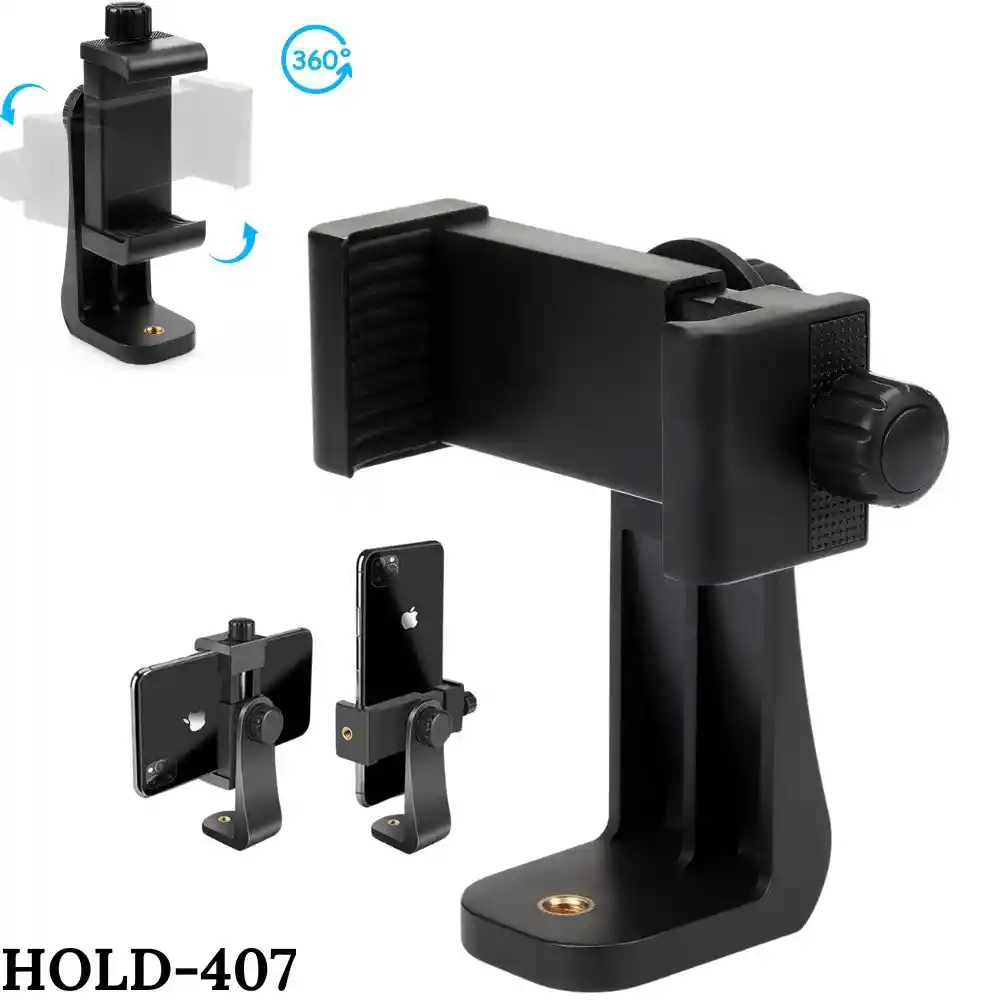 Base Soporte Gancho 2 En 1 Con Rosca Para Tripode Monopod