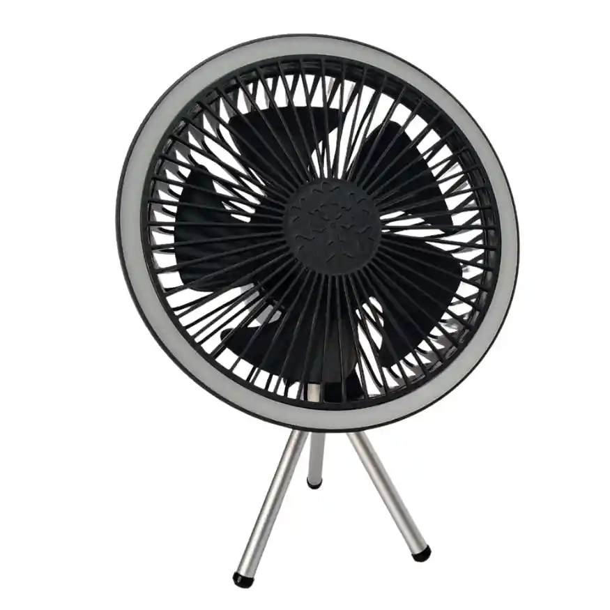 Ventilador Con Tripode Y Gancho Para Colgar Con Cable Usb