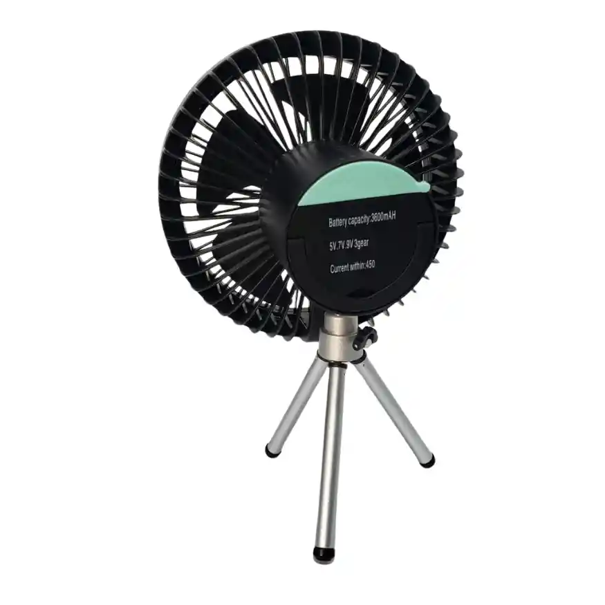 Ventilador Con Tripode Y Gancho Para Colgar Con Cable Usb