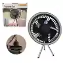 Ventilador Con Tripode Y Gancho Para Colgar Con Cable Usb