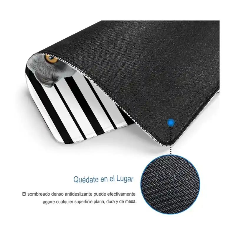 Alfombrilla De Gato Malo Pad Mouse Antideslizante 20x25cm