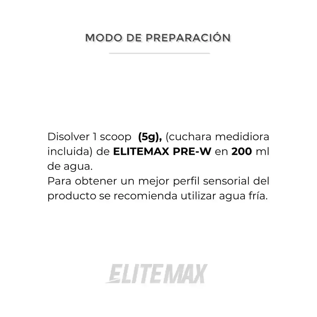 Pre-entreno Pre-w Elitemax