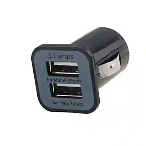 Cargador Carro Auto Doble Puerto Usb Dual Celular Spartan P12
