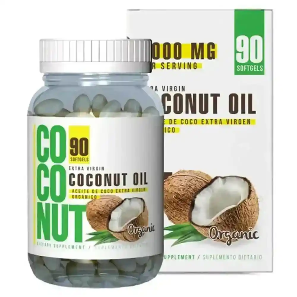Coconut Oil Healthy America 90 Cápsulas