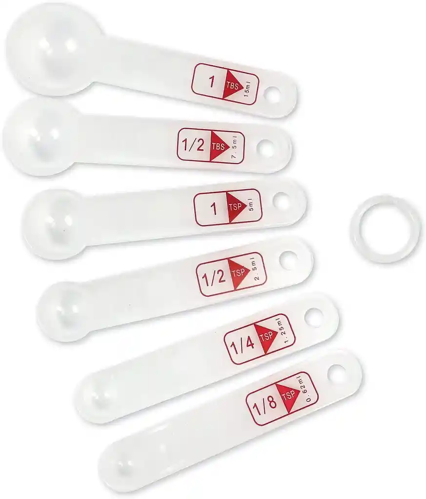 Cucharas Medidoras Set Por 6