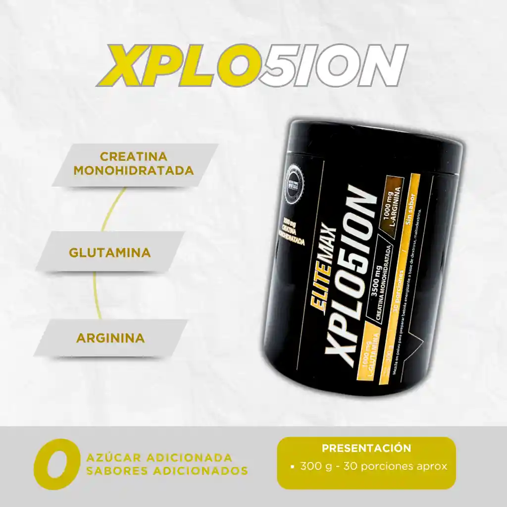 Creatina Xplosion Monohidratada Elitemax