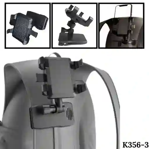 Soporte Holder Celular Para Auto Clip 360° Ajustable K356-3