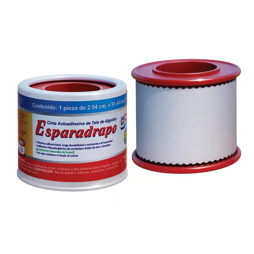 Esparadrapo Tela 1 X 1 Yarda Carrete