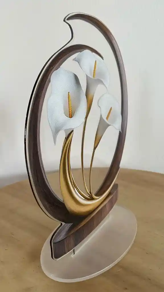 Flor De Loto En Acrílico