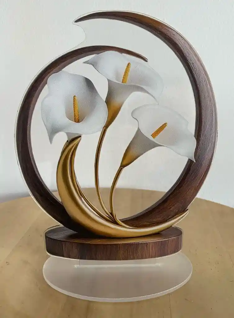 Flor De Loto En Acrílico