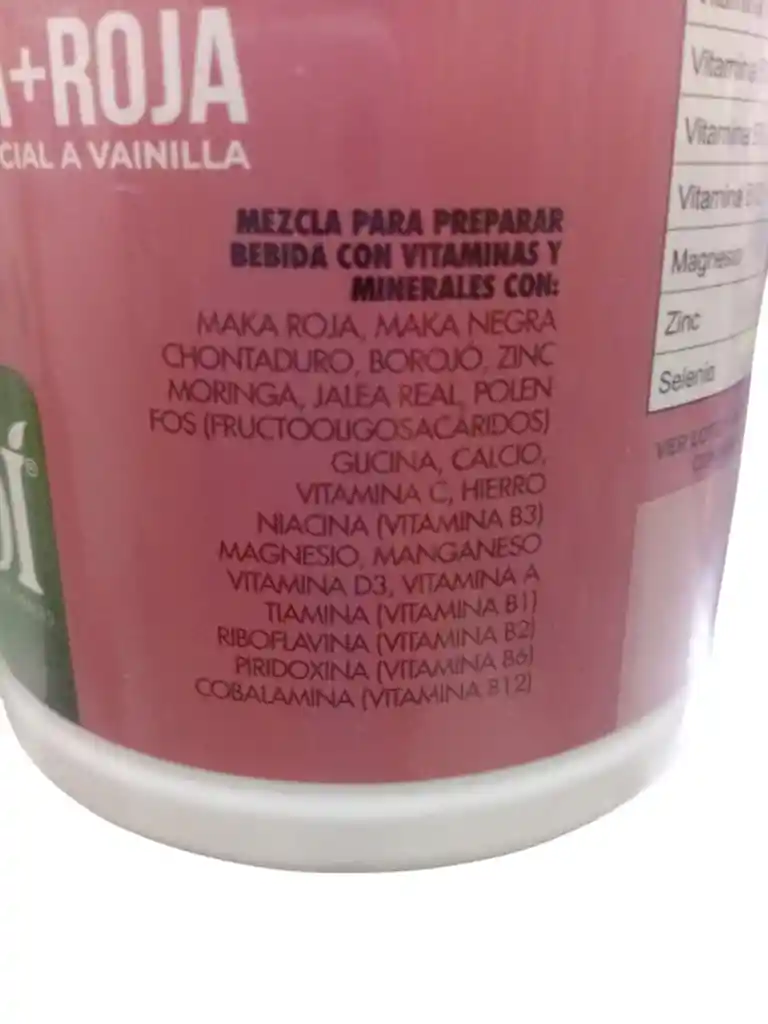 Maca Negra + Roja X 1000 Gms Zoi