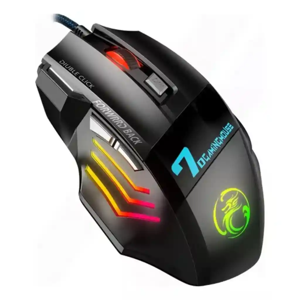 Mouse Gamer Jiexin X7 Negro