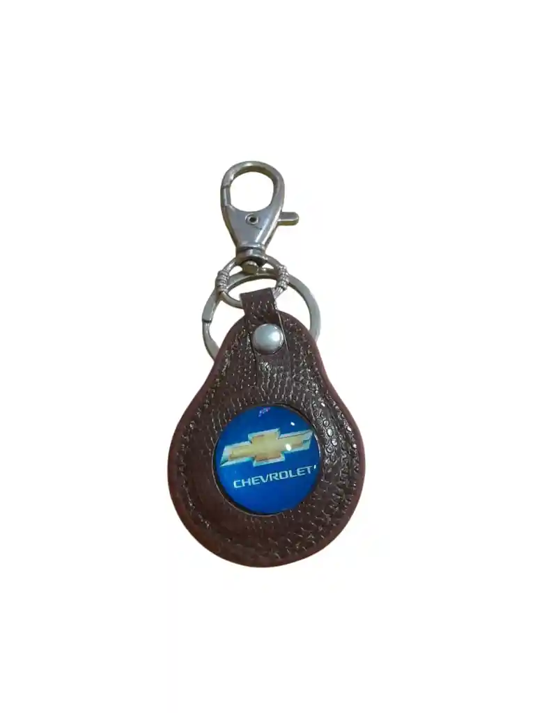 Llavero En Cuero Chevrolet