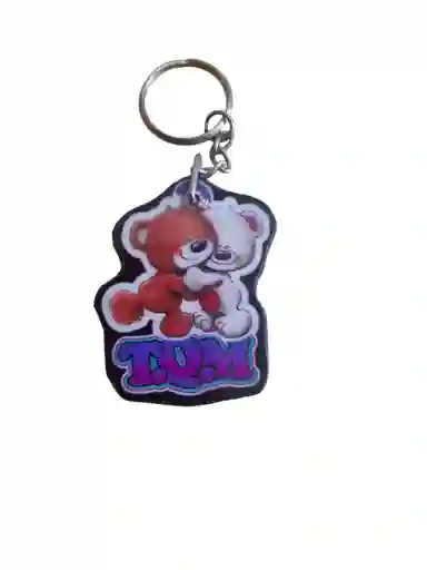 Llavero Te Quiero Mucho (en Madera)