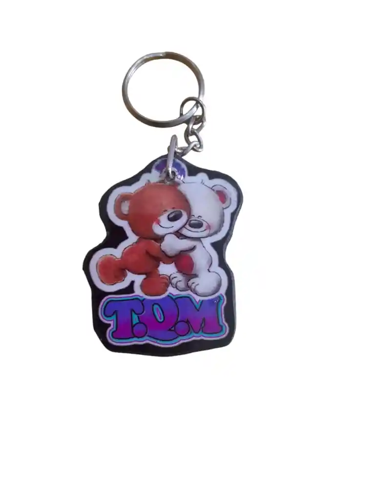 Llavero Te Quiero Mucho (en Madera)