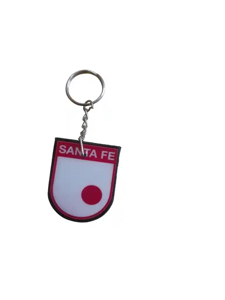 Llavero Del Santafe En Madera (en Madera)