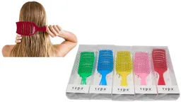 Cepillo Para El Pelo Tipo Esqueleto Cuadrado Varios Colores