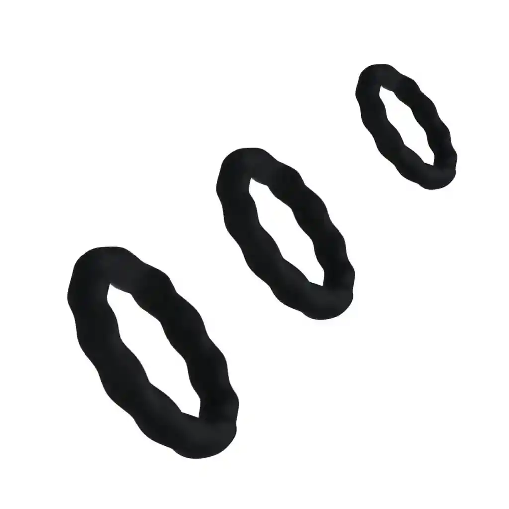 Set De Anillos Para El Pene Tridente Optimus