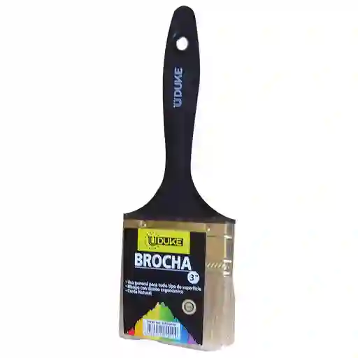Brocha De 3" Uduke M/plastico (ht60010)