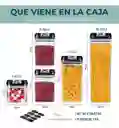 Set X5 Recipientes Acrílicos Conservadores De Alimentos Hermeticos