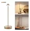 Lampara Led Slim De Mesa Táctil 3 Tonos Innovo Led Recargable Gold